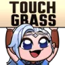 MiyaTouchGrass emote for Discord