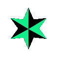 Greenblackstar emote for Discord