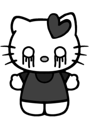 Gothhellokitty emote for Discord