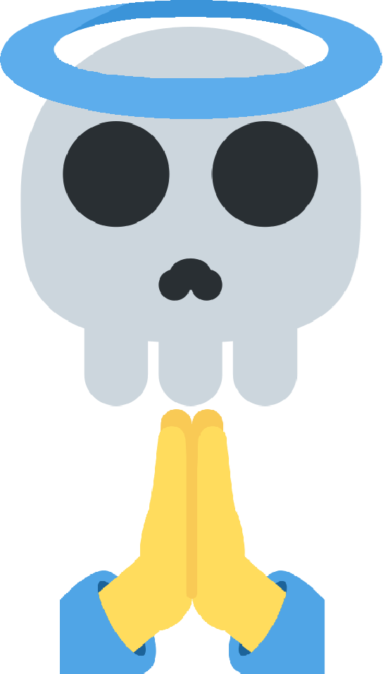 SkullPray emote for Discord