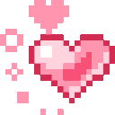 PinkHeart emote for Discord