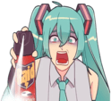 MikuRAID emote for Discord