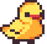 yellow_bird_chick_goomy emote for Discord