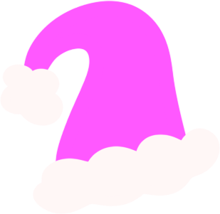 Santa_Pink emote for Discord
