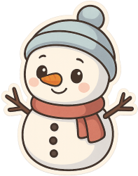 Snowman emote for Discord