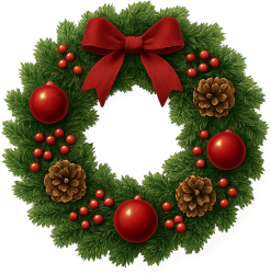 Christmaswreath emote for Discord