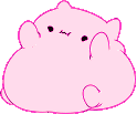 PinkKittyBellyTaps emote for Discord