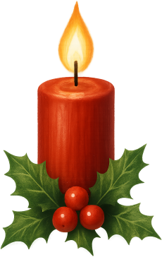 Christmascandle emote for Discord