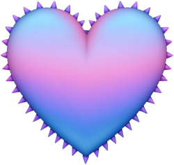 Pinkvioltetblueheart emote for Discord