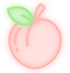 neon_peach emote for Discord