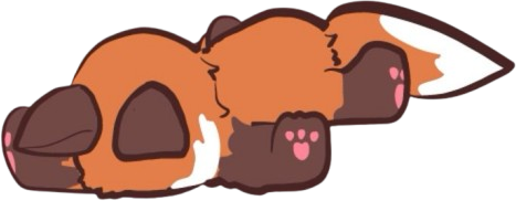 tiredfox emote for Discord