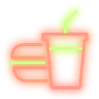 neon_food emote for Discord