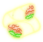 neon_burrito emote for Discord