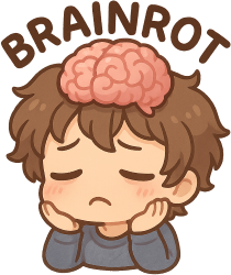 Brainrot emote for Discord