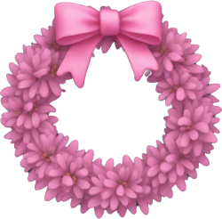 Pinkbowwreath emote for Discord