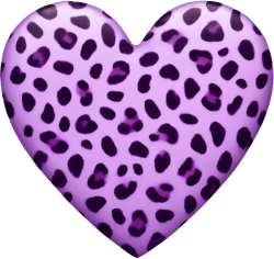 Pinkleopardheart emote for Discord
