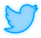 neon_twitter_bird emote for Discord