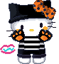 hellokitty_halloween emote for Discord