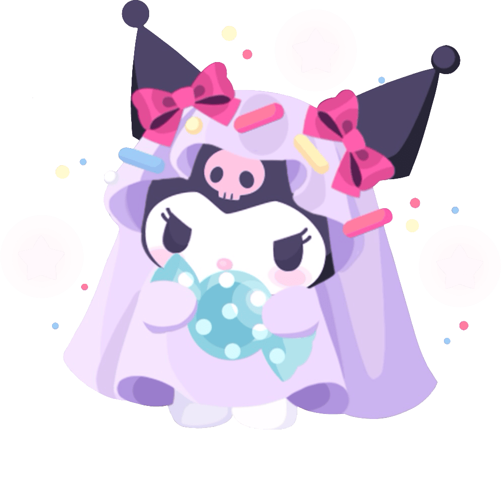 kuromi_ghost emote for Discord