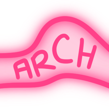 ArchYourBack emote for Discord