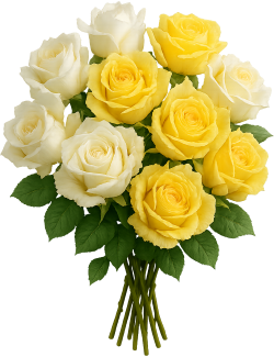 Whiteyellowroses emote for Discord