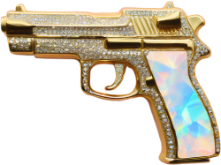 Crystalgoldgun emote for Discord