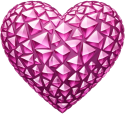 Pinkcrystalheart emote for Discord