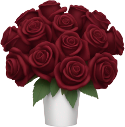 Bouquetofburgundyroses emote for Discord