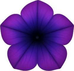 Purplevioletflower emote for Discord