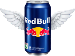 Redbullcanwithwings emote for Discord