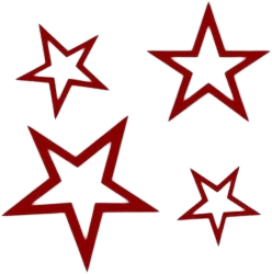 red_glam_stars emote for Discord