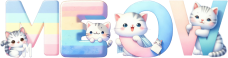 Meow_text emote for Discord