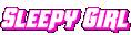 Sleepygirltext emote for Discord