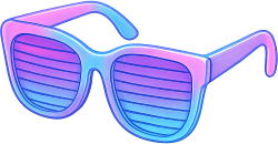 Vaporwavesunglasses emote for Discord