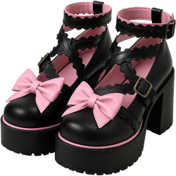 Pinkblackgothshoes emote for Discord