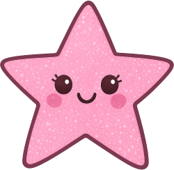 Girlypinkstar emote for Discord