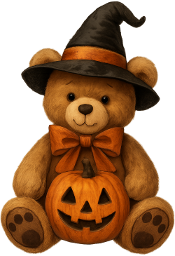 Halloweenteddybear emote for Discord