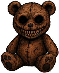 Scaryhalloweenteddybear emote for Discord