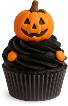 Pumpkinhalloweencupcake emote for Discord