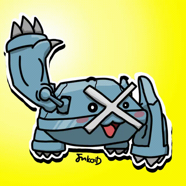 Metagross_hi emote for Discord