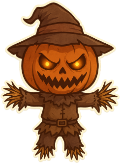 Halloween_scarecrow emote for Discord