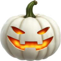 Whitehalloweenpumpkin emote for Discord