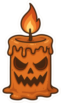 Halloween_candle emote for Discord