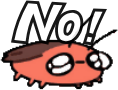 no_kawaii_roach emote for Discord