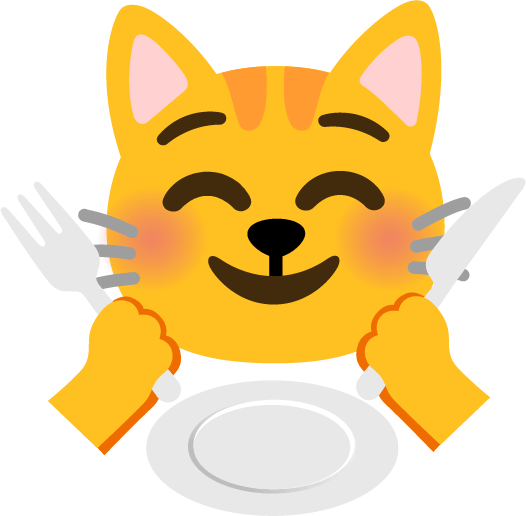 Hungrycat emote for Discord