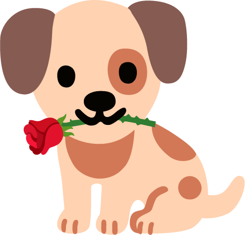 Dogandrose emote for Discord