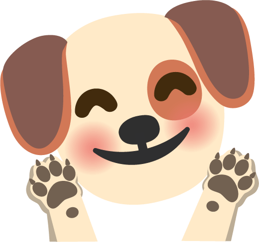 Happydog emote for Discord