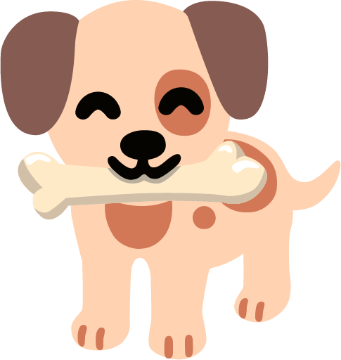 Dogandbone emote for Discord