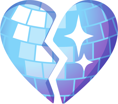 Disco_broken_heart emote for Discord