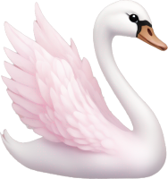 Pink_swan emote for Discord